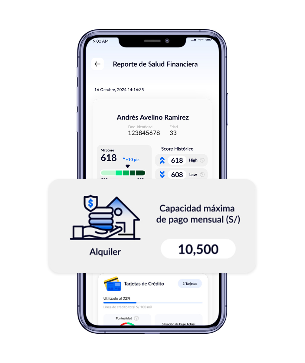 Capacidad de pago de alquiler